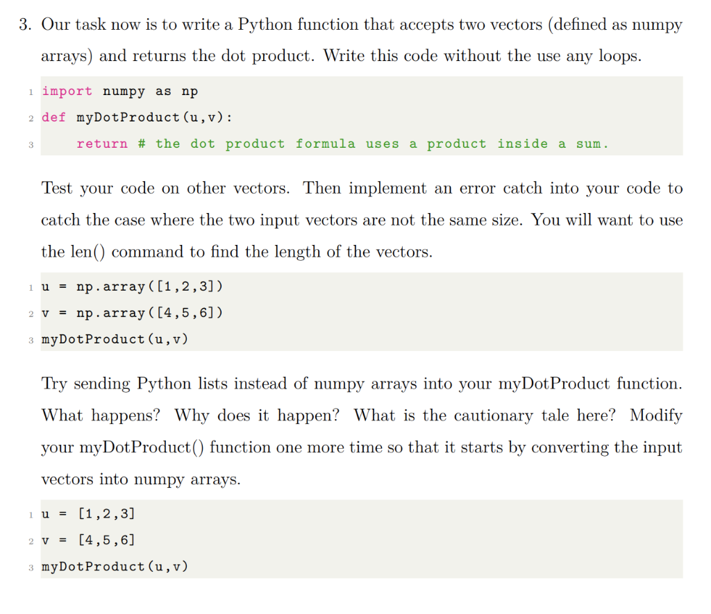 Solved 3. Our task now is to write a Python function that | Chegg.com