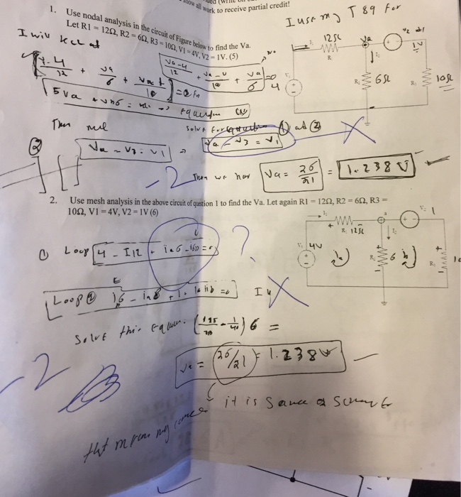 Solved Use nodal analysis in the circuit of Figure below to | Chegg.com
