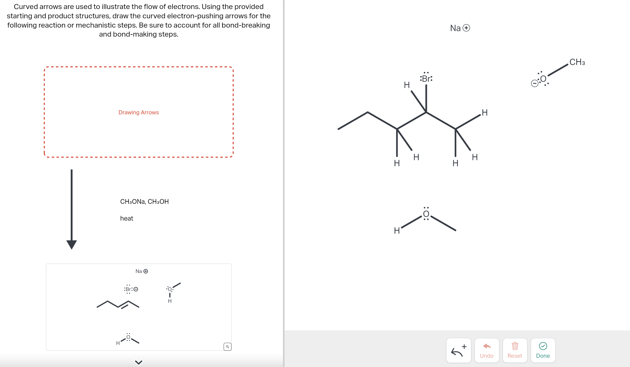 Solved Curved arrows are used to illustrate the flow of | Chegg.com