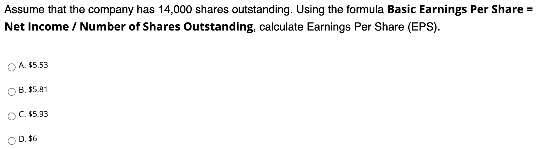 Solved What would the company's net income (bottom line) be | Chegg.com