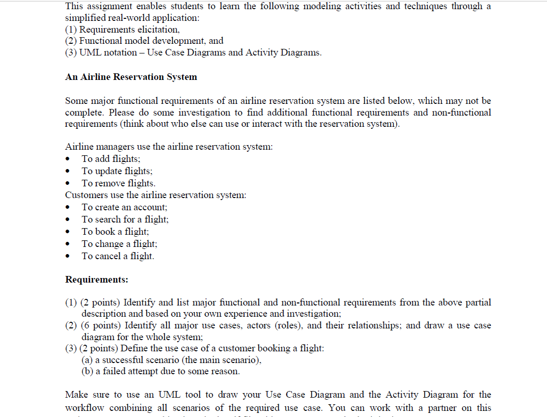 Solved This assignment enables students to learn the | Chegg.com