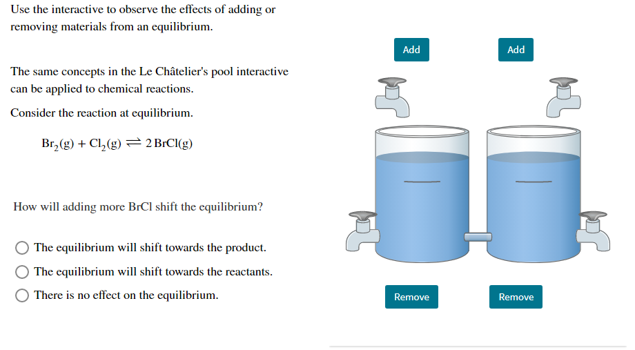 Solved Use the interactive to observe the effects of adding | Chegg.com