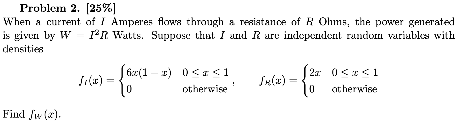 Solved Problem 2. [25\%] When A Current Of I Amperes Flows 