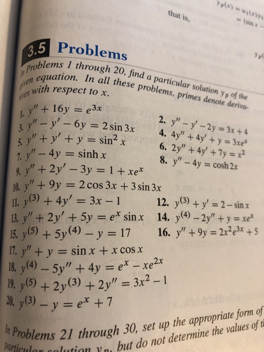 Solved Y Plx U Yv That Is E 08 Ol Sin X 3 5 Problem Chegg Com