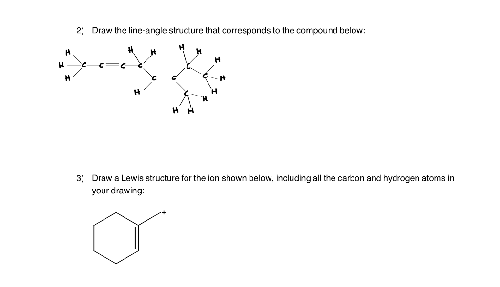 Solved 2) Draw the line-angle structure that corresponds to | Chegg.com