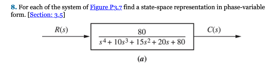 Solved 8. For each of the system of Figure P3.7 find a | Chegg.com