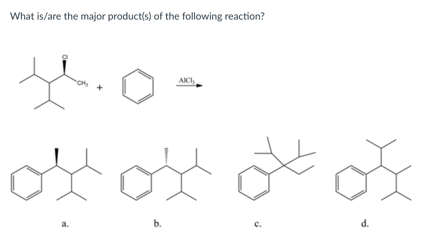 Solved What is/are the major product(s) of the following | Chegg.com