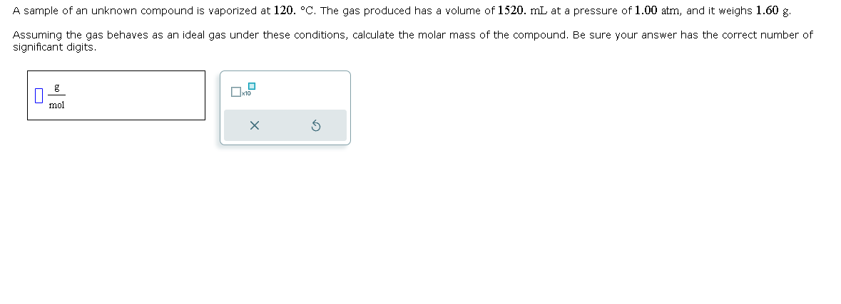 Solved A chemistry graduate student is designing a pressure | Chegg.com