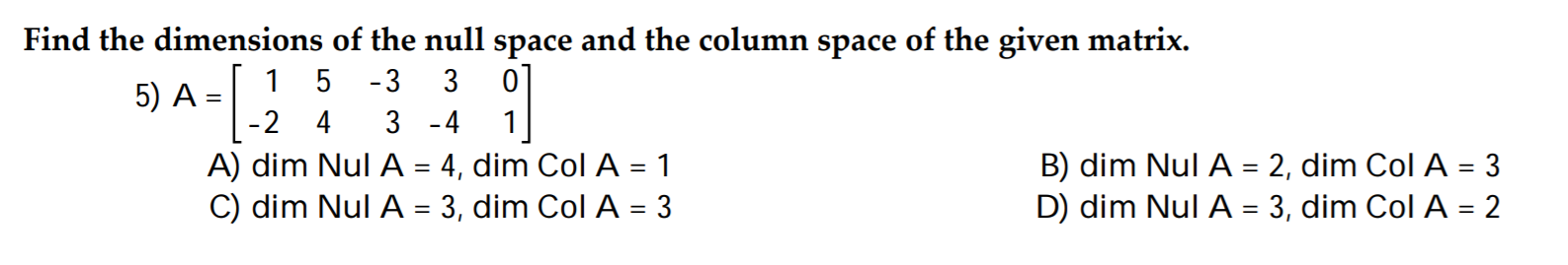 Solved Please help using linear algebra. This problem is due | Chegg.com