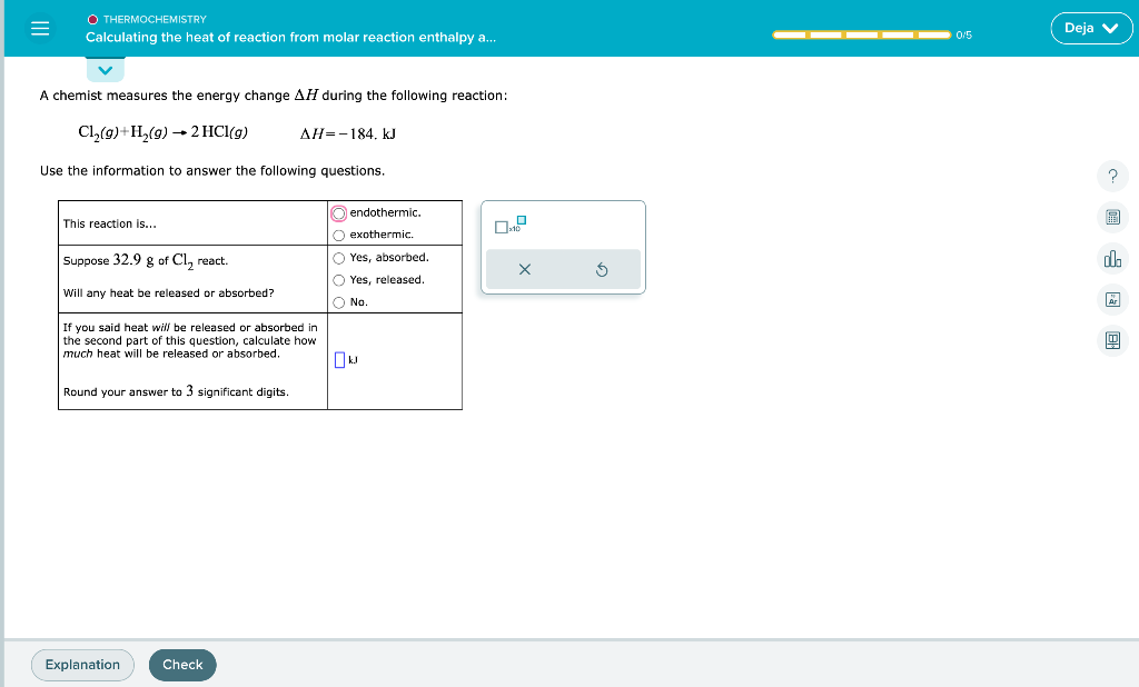 Solved THERMOCHEMISTRY Calculating The Heat Of Reaction From | Chegg.com