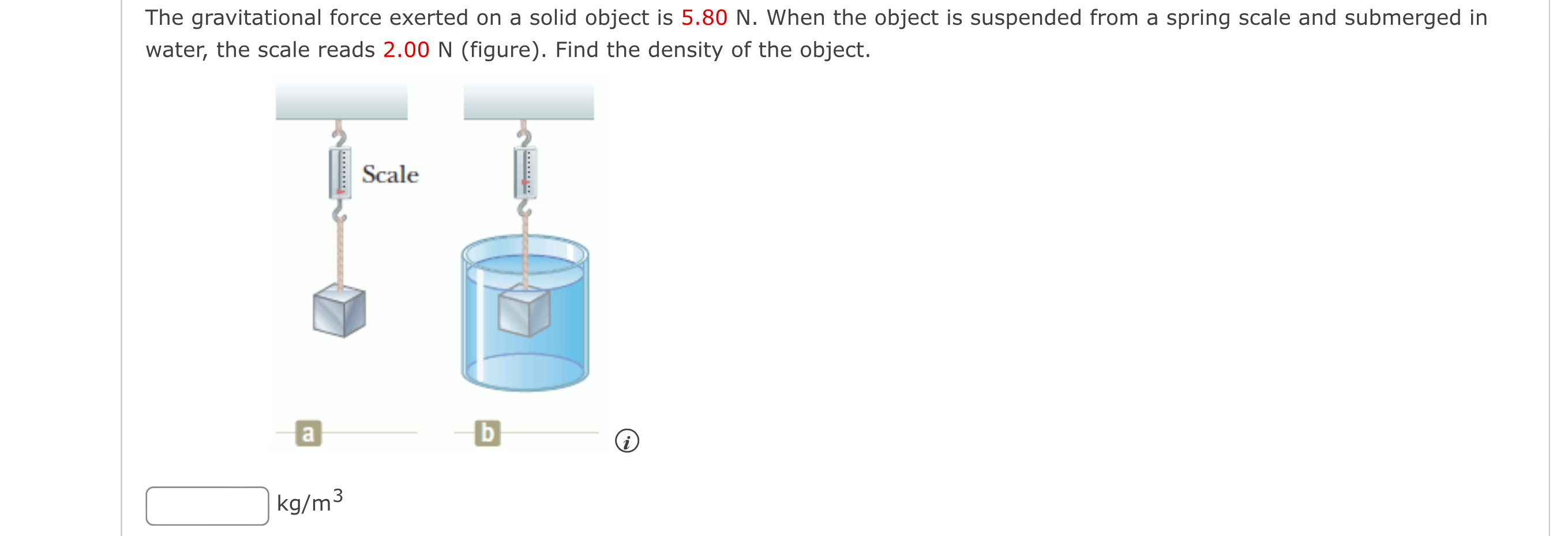 Solved The gravitational force exerted on a solid object is