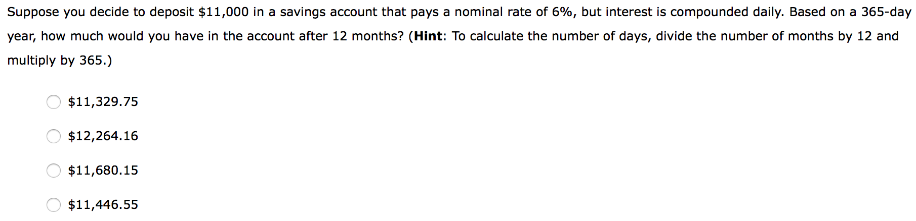 Solved The Number Of Compounding Periods In One Year Is | Chegg.com