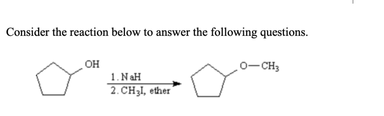 Solved Consider the reaction below to answer the following | Chegg.com