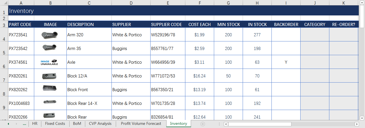 Solved Some parts have been re-ordered but not yet | Chegg.com