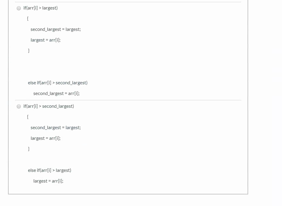 Solved Suppose a program is supposed to find the second | Chegg.com