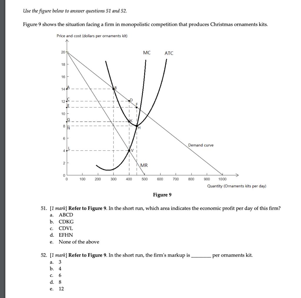 Solved Use the figure below to answer questions 51 and 52. | Chegg.com