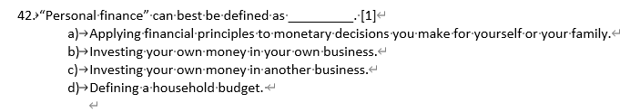 Solved 42.>"Personal Finance" Can Best Be Defined As A) | Chegg.com