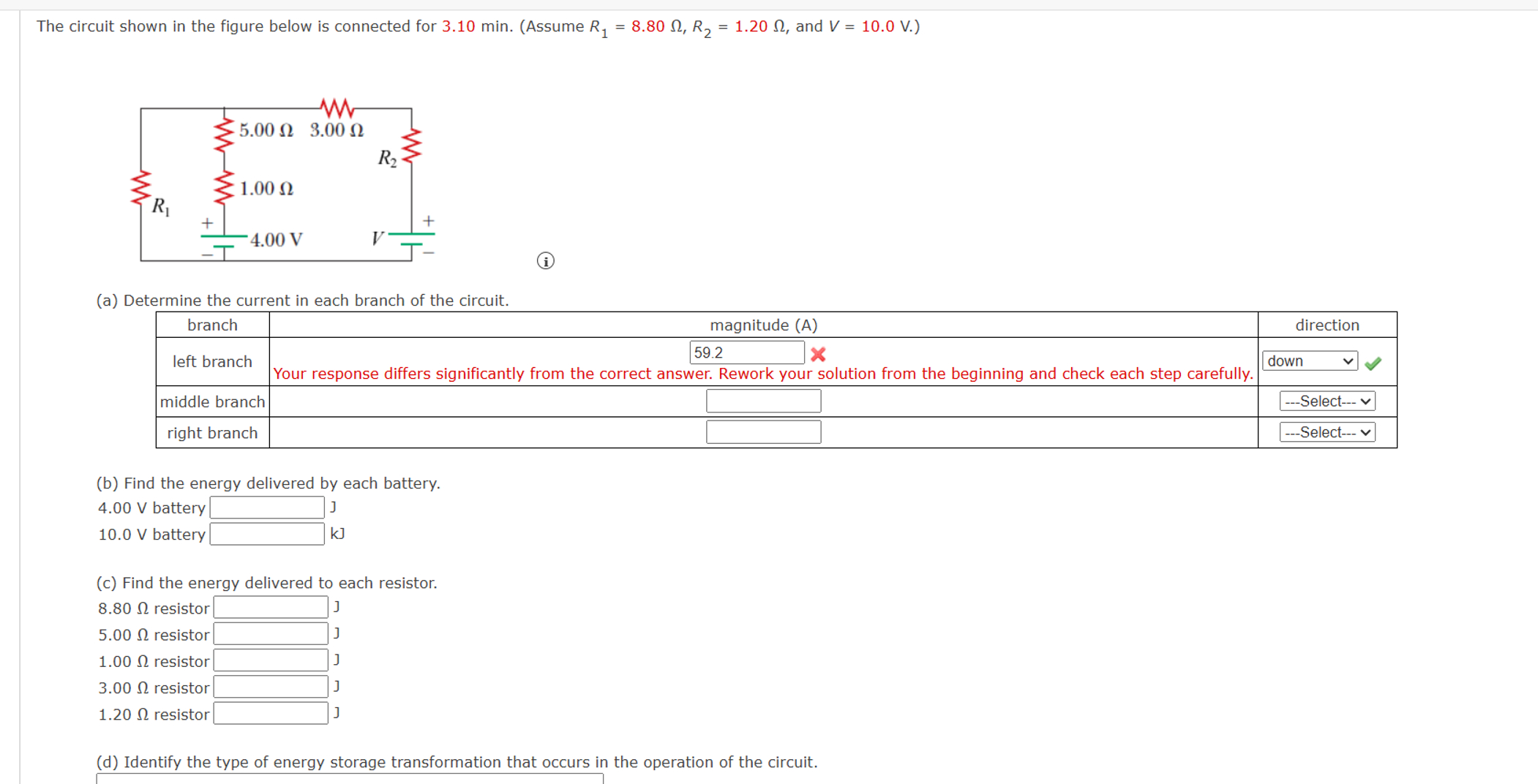 Solved The circuit shown in the figure below is connected | Chegg.com