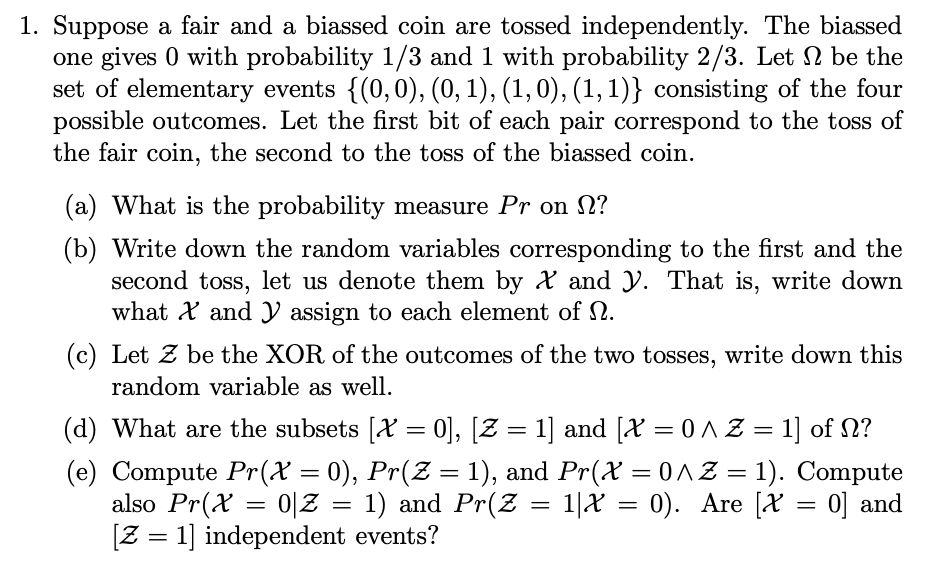 ppt - mastering coin toss simulations: fair vs. biased... Solved 1. Suppose a fair and a biassed coin are tossed | Chegg.com