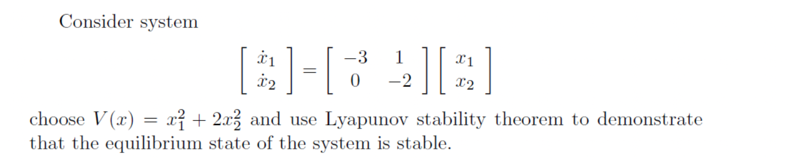 Solved Consider system I 1 [B]-[