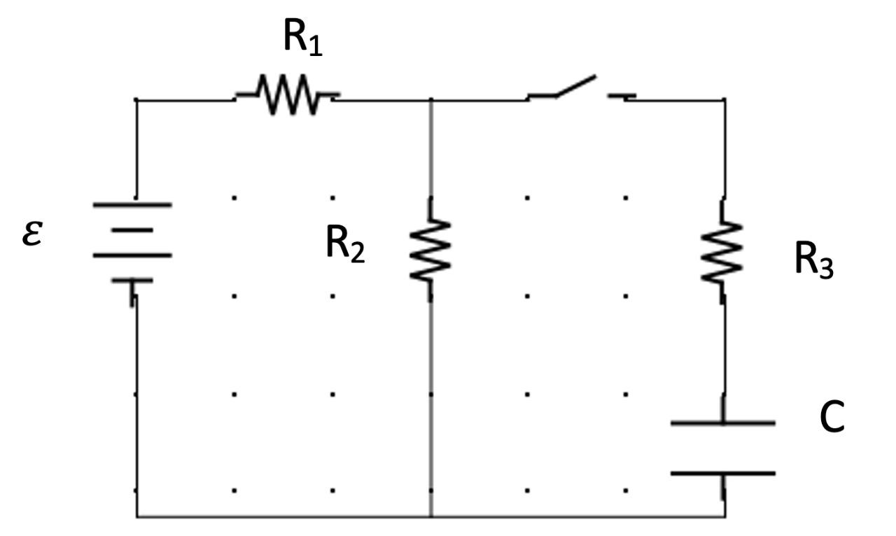 Solved In the figure ε = 21 V, R1 = 5 Ω, R2 = 2 Ω, R3 = 3 Ω, | Chegg.com
