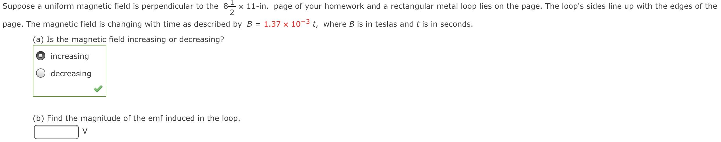 Solved Suppose a uniform magnetic field is perpendicular to | Chegg.com