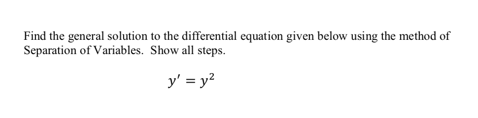 Solved Find the general solution to the differential | Chegg.com
