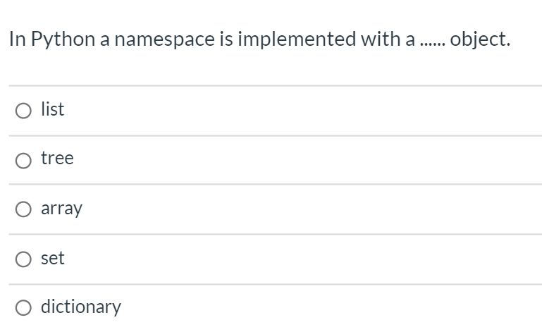 Solved Which are correct ways to initialize a dictionary d? | Chegg.com