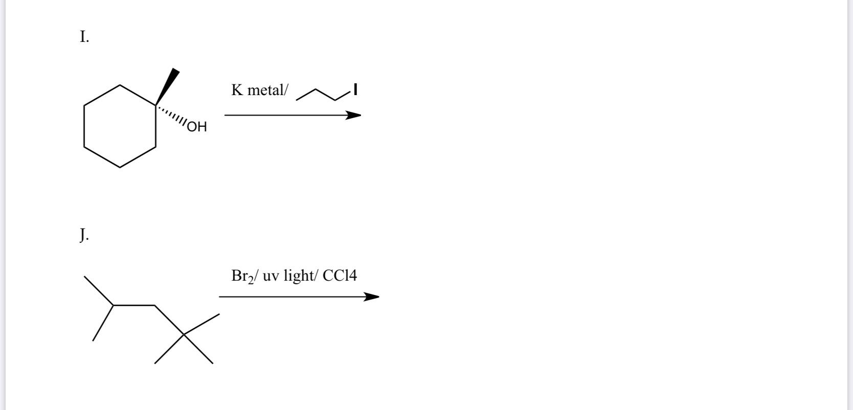 solved-indicate-the-products-of-the-following-reactions-chegg