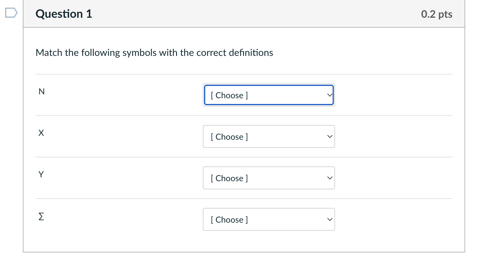 Solved Match The Following Symbols With The Correct | Chegg.com