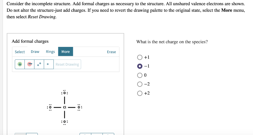how to find the charge of an atom in a molecule
