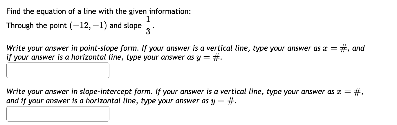 Solved Find The Equation Of A Line With The Given Chegg solved-find-the-equation-of-a-line-with-the-given-chegg
