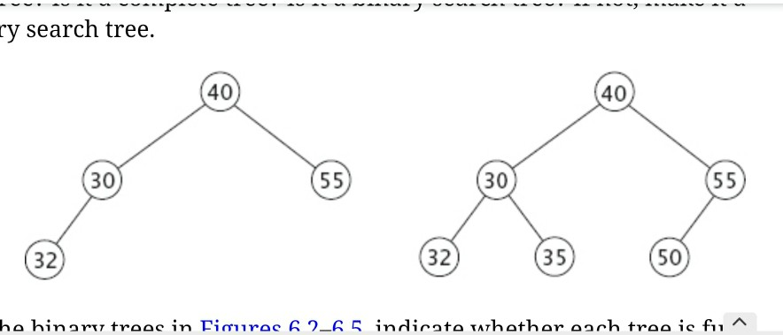 Solved For each tree shown below, answer these questions. | Chegg.com