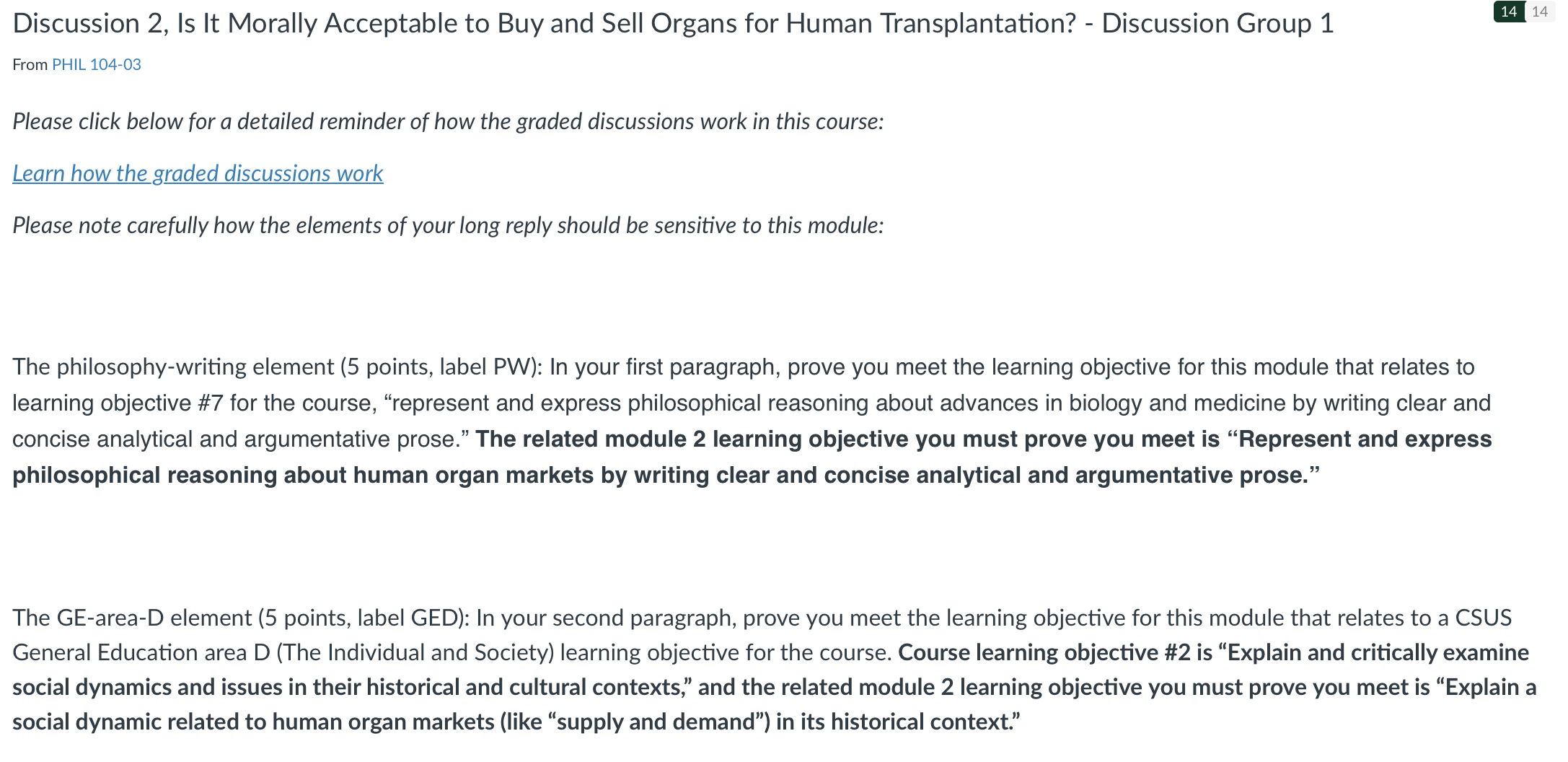 Discussion 2, Is It Morally Acceptable to Buy and | Chegg.com