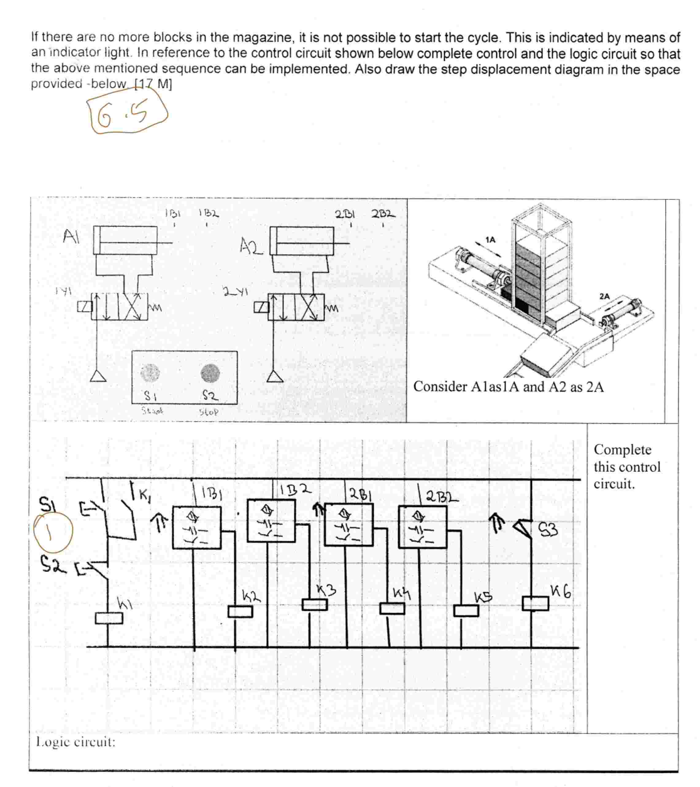 Solved Using a transfer station blocks are to be transferred | Chegg.com
