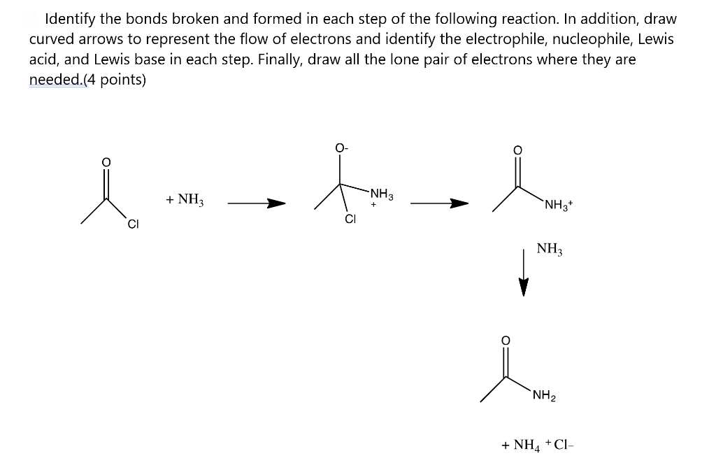 Solved Identify The Bonds Broken And Formed In Each Step Of | Chegg.com