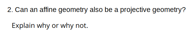 Fundamental Theorem Of Affine Geometry