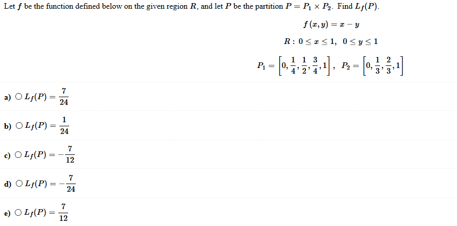 Solved Let F Be The Function Defined Below On The Given R Chegg Com