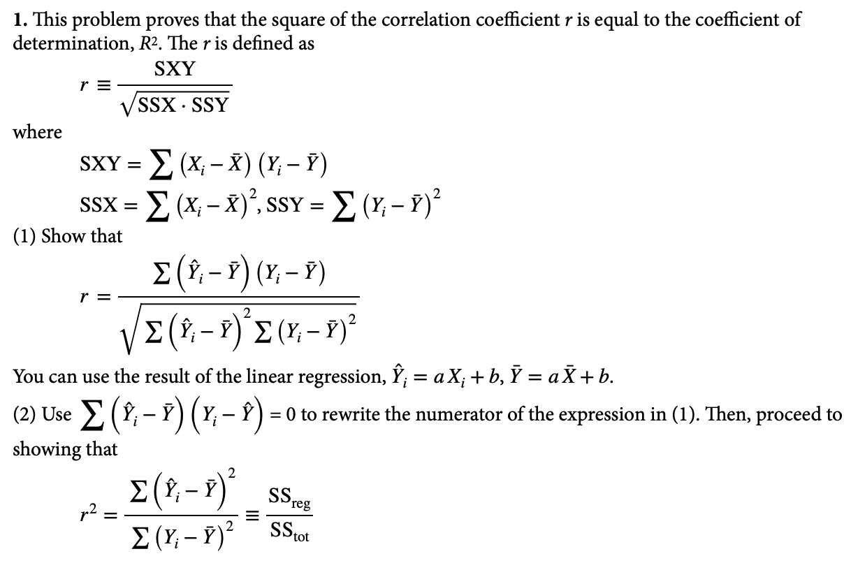 Solved 1. This problem proves that the square of the | Chegg.com