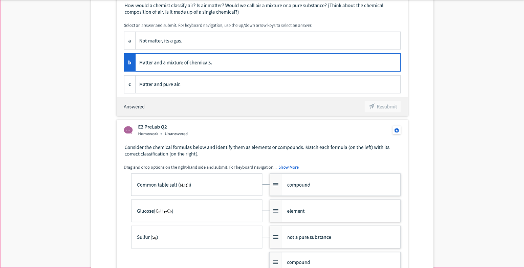 Solved How would a chemist classify air? Is air matter? | Chegg.com
