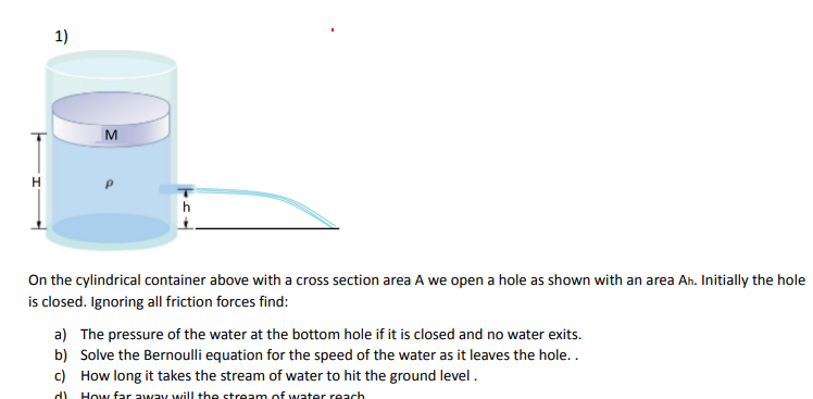 Solved On the cylindrical container above with a cross | Chegg.com