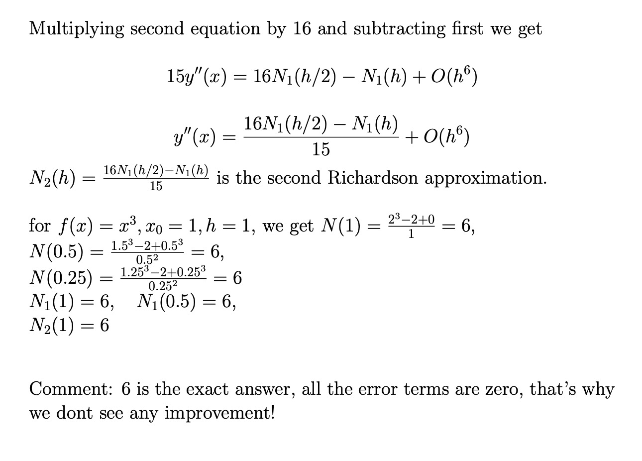 Solved By Calculating The Second Derivative Using The For Chegg Com