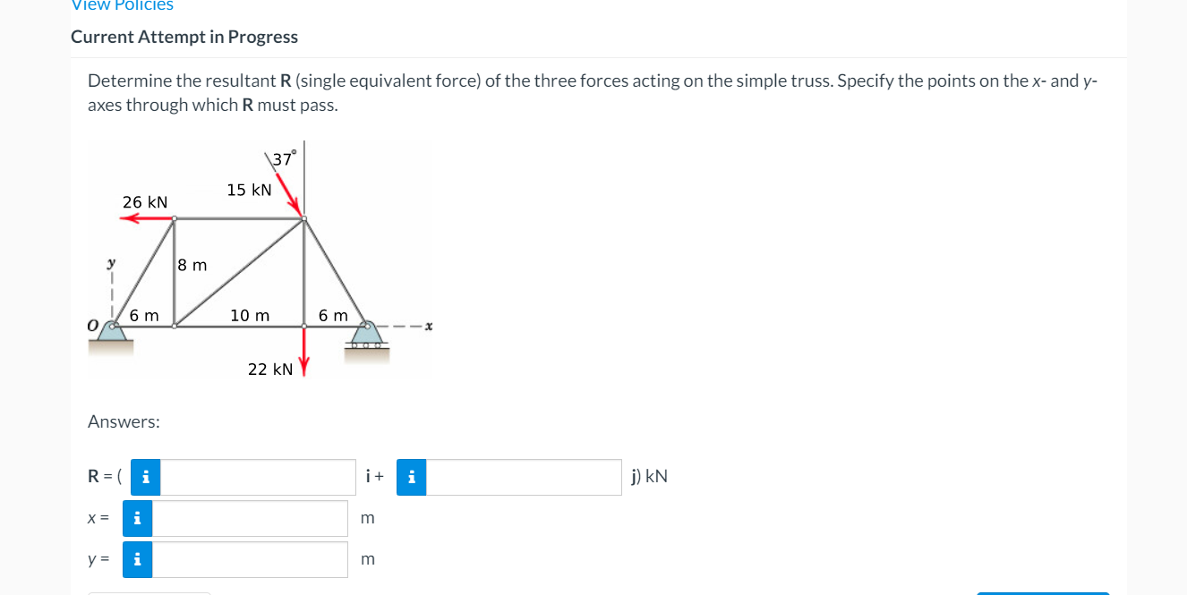 Solved View Policies Current Attempt in Progress Determine | Chegg.com