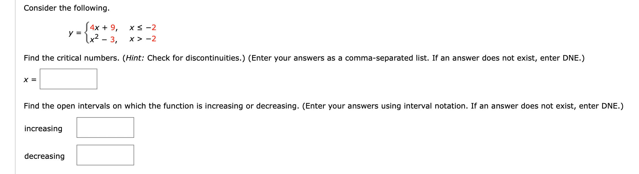 Solved Consider the following. f(x) = 25 - x2 Find the | Chegg.com