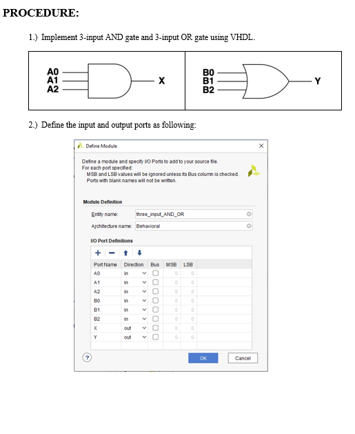 Solved 1.) The AND Gate Page 1 | 8 The behavior of an AND | Chegg.com