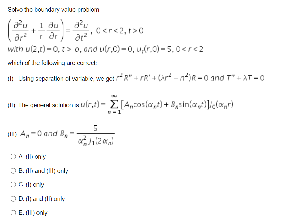 Solved Solve The Boundary Value Problem | Chegg.com