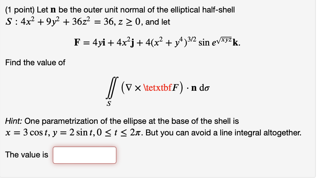 solved-1-point-let-n-be-the-outer-unit-normal-of-the-chegg