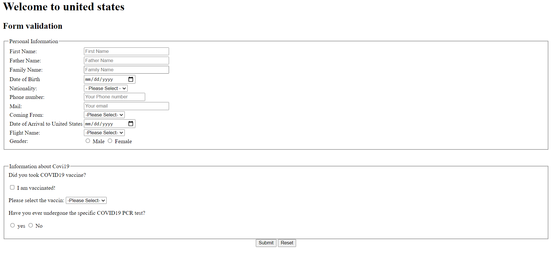 Solved am providing the html code for a form to be | Chegg.com
