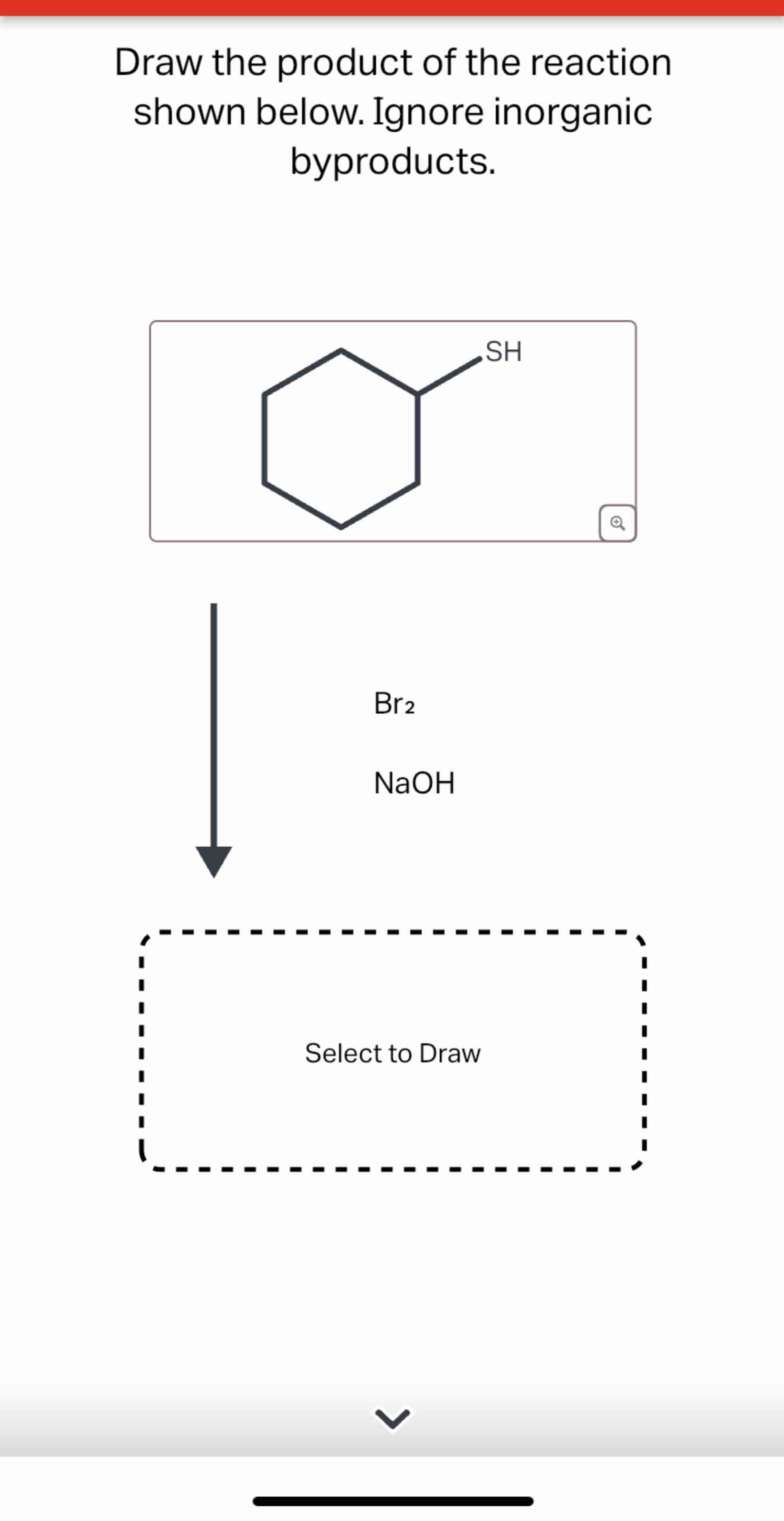 Solved Draw the product of ﻿the reaction shown below. Ignore | Chegg.com