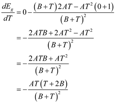 Solved: The Varshni equation describes the change in the energy ...